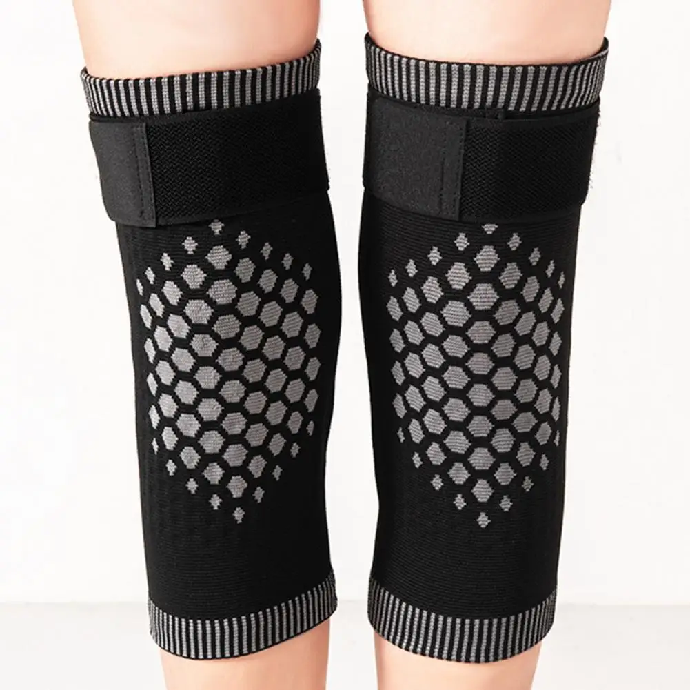 Knee Support Braces 1 Pair Knee Braces Compression Sleeves with Fastener Tape Soft Breathable Knee Support Sleeves for Pain
