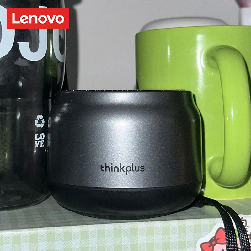 لينوفو K30 مكبر صوت بخاصية البلوتوث قابل للنقل، مكبر صوت ستيريو، عمر بطارية طويل، مضخم صوت صغير خفيف الوزن مع ميكروفون اتصال عالي الدقة