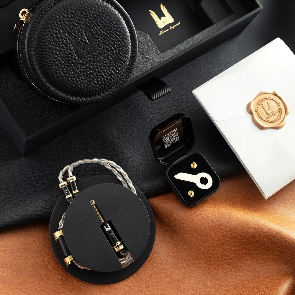 Kinera × Effect Audio Orlog Hifi IEMs Earphone Audio Cable Dual Material Hybrid Design 4/8 Cores Wire with MMCX/0.78mm 2 Plug