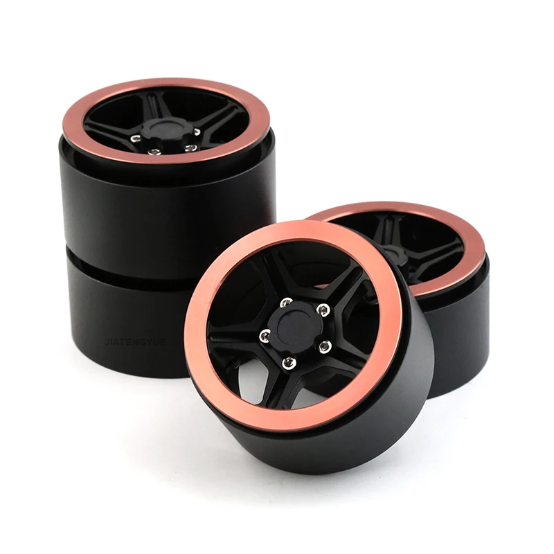 Piasta koła do samochodu terenowego 2.2 cala do YIKONG YK4082 4012 4014 TRX4 SCX10 1:10, obróbka CNC