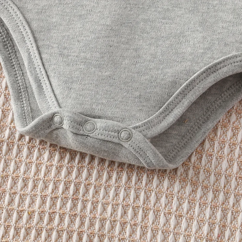 Ramadan bulan 100% pakaian bayi katun Onesie bayi Bodysuit cetak lucu untuk 0 hingga 12 bulan Romper lengan pendek bayi baru lahir