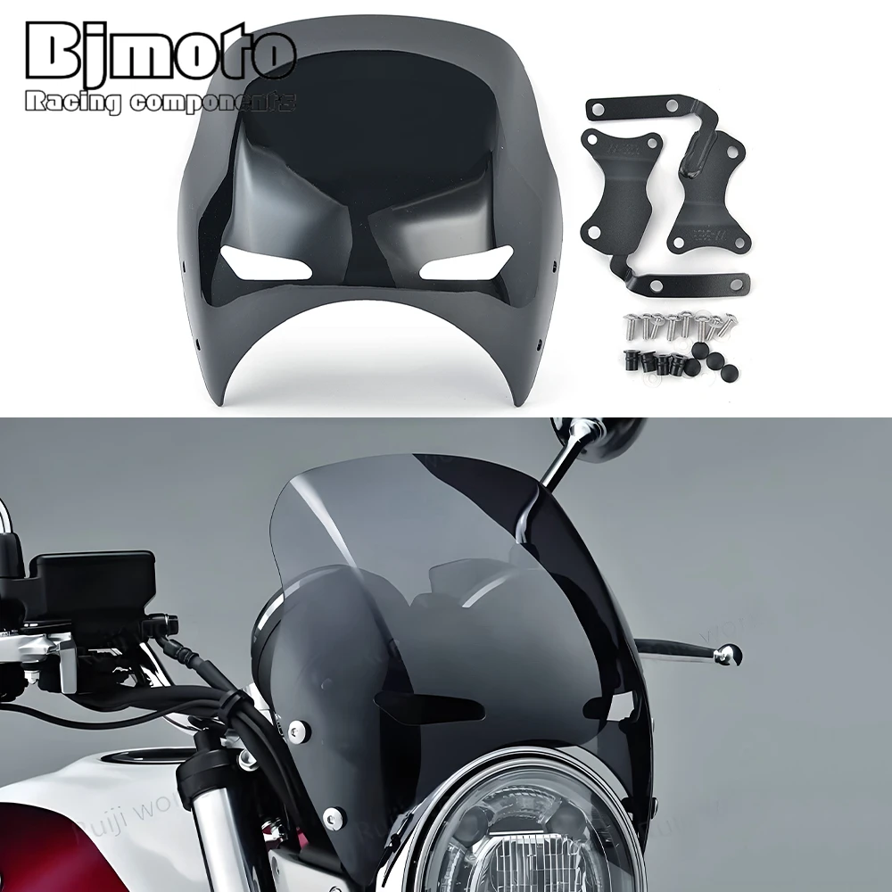 

CB1300 Motorcycle Street Sport Bike Windshield Windscreen For Honda CB400 SUPER FOUR 2019-2022 CB 400 1300 CB-1300 2025