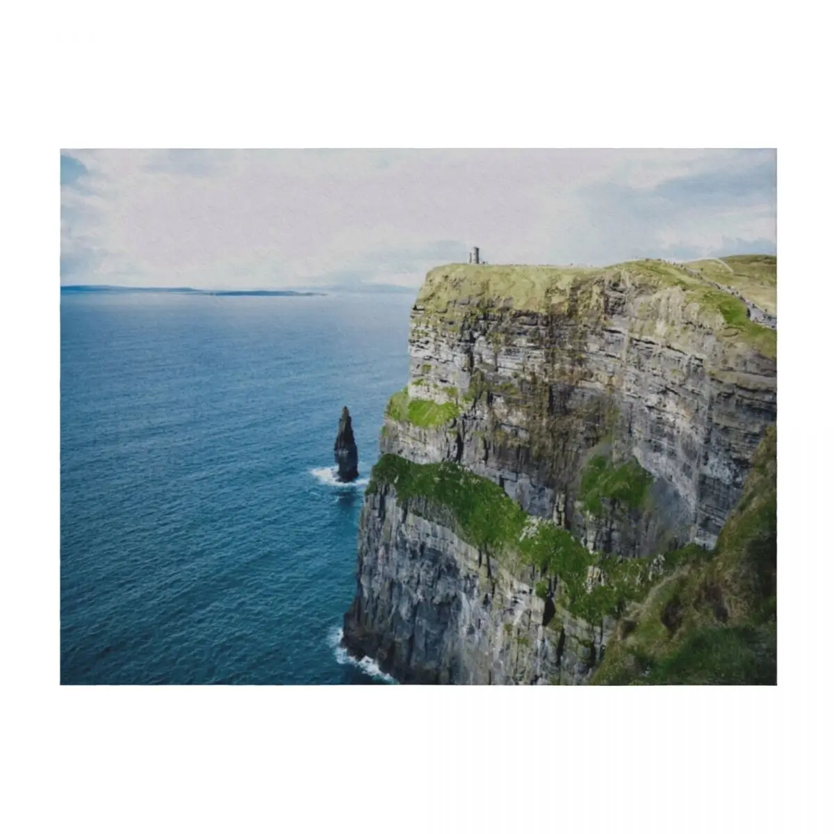 

Cliffs of Moher Throw Blanket Soft Beds Winter beds Tourist Fashion Sofas Blankets