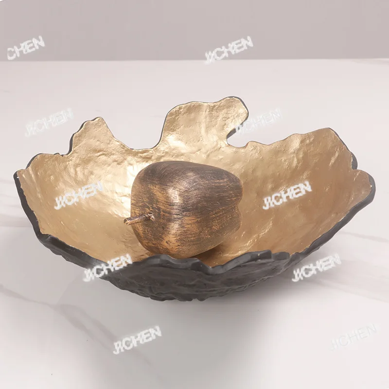 

JCTIrregular Fruit Plate Tray Ornament Hotel B & B New Chinese Plate Ornament