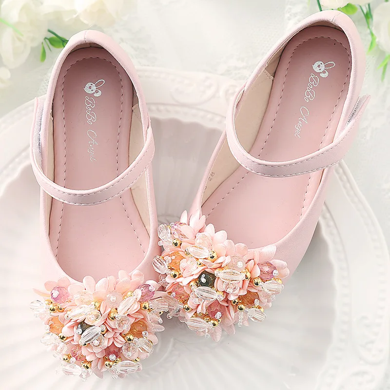 Zapatos Niña Luxury Girl Leather Shoe Autumn New Child Mary Jane Shoe Fashion Princess Shoes Soft Sole Casual Shoes Kid Shoe 구두