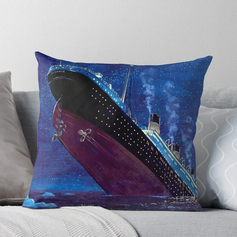 

Titanic Sinking Throw Pillow Cushions For Children christmas pillow case Christmas Cushion For Home covers for pillows