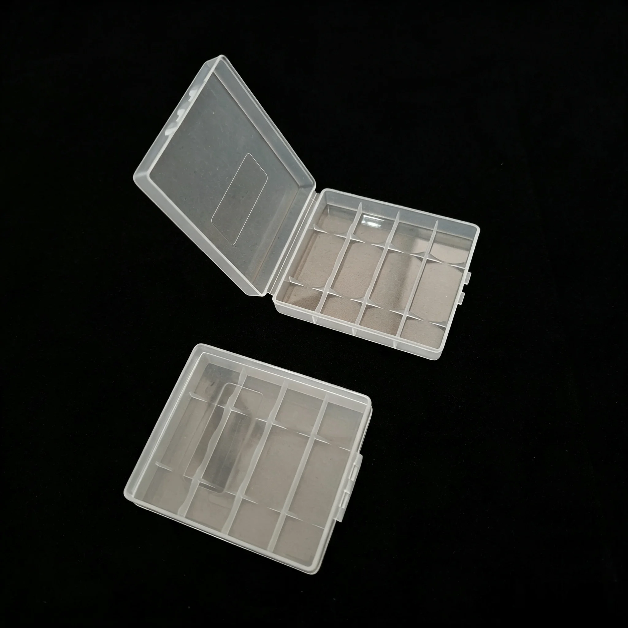 Sturdy Transparent Plastic Battery Box AA/AAA Battery Storage Box Battery Organizer PP Material Battery Case