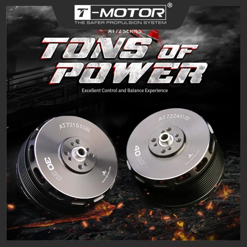 

T-MOTOR AT7215 VTOL KV200/KV245/KV270/KV220 Бесщеточный двигатель для самолета с фиксированным крылом VTOL БПЛА Дрон Замена 30-40CC