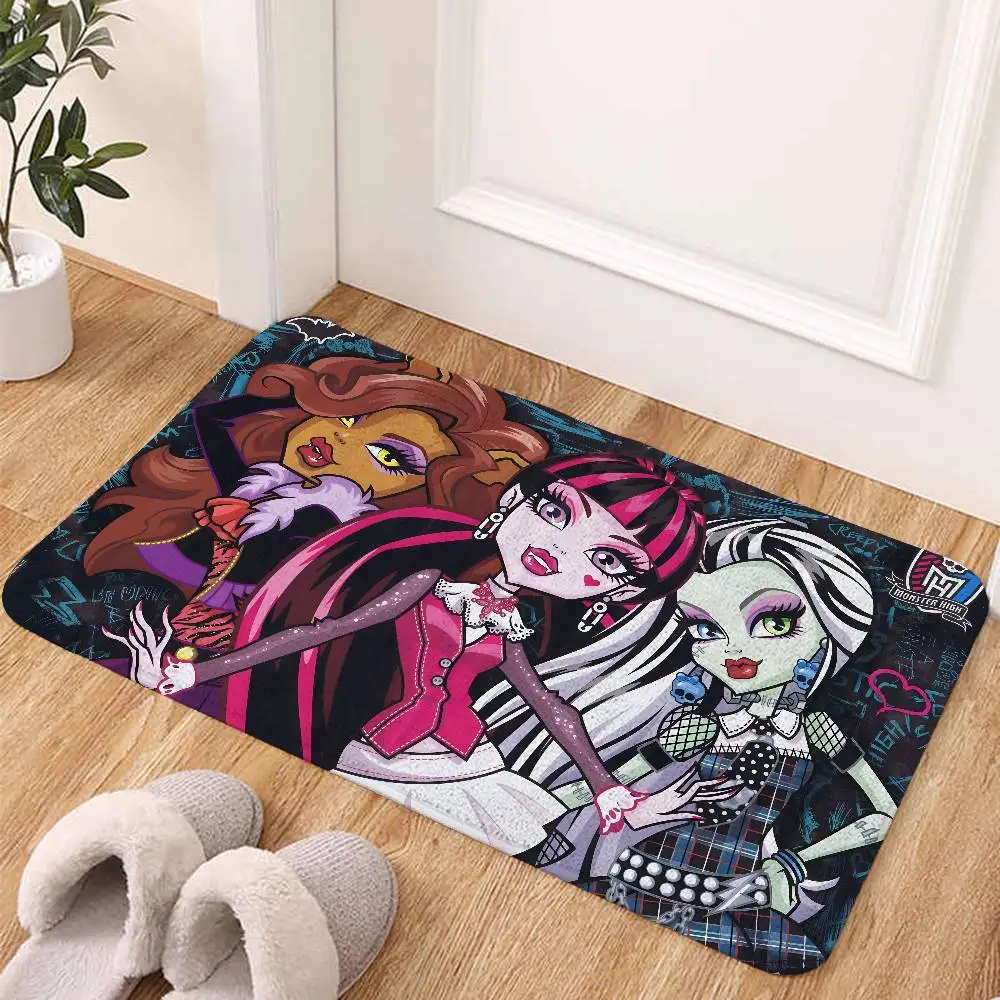 Anime-E-MonsterS Floor Mats Home Laundry Rug Carpet For Living Room Decor Lounge Area Anti-slip Foot Mat Entrance Doormat view 5