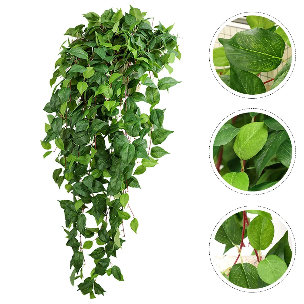 

Wall Hanging Rattan Simulation Green Decoration Hanging Vine Plant Wedding Party Home Office Artificial Plants Lifelike