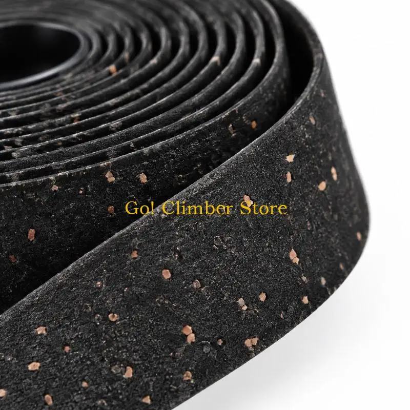 Q84C 1 Pair Road Bike Handlebars Tape, Adhesive-Frees EVA Cork Wrap That Can Being Adjusted During Drop Bar Installation
