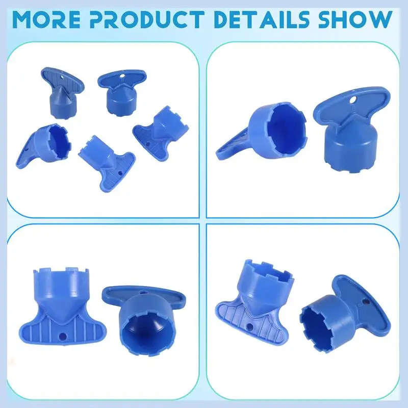 

MLGB-5 Pcs Plastic Faucet Aerator Repair Replacement Tool Spanner For Aerator Wrench Sanitary Ware Faucet Inflator Filter