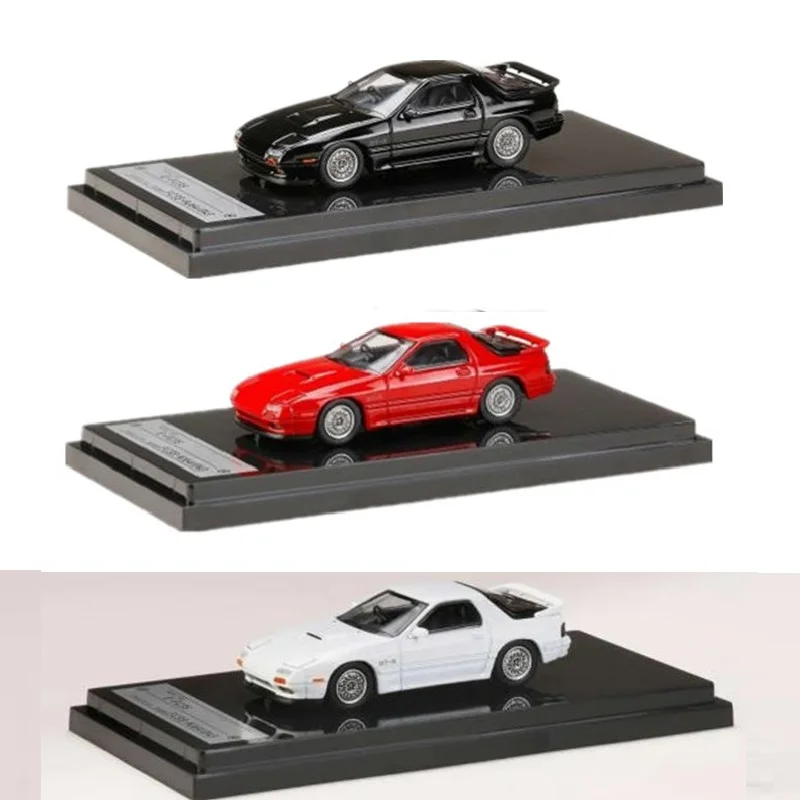 Sở Thích Nhật Bản 1:64 MAZDA RX-7 FC3S GT-X Bạc Bánh Xe Phiên Bản Hợp Kim Mô Hình Mô Phỏng Xe Ô Tô