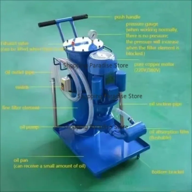 

High Precision Used Lube Oil Filtration Hydraulic Oil Cleaning Unit
