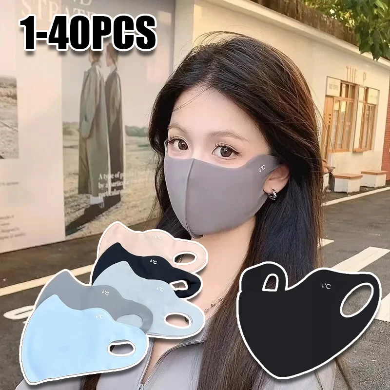 

Unisex Summer Sun Protection Face Mask 3D Breathable Washable Ice Silk Gaiter with UV Blocking Goggles Function Outdoor Sports