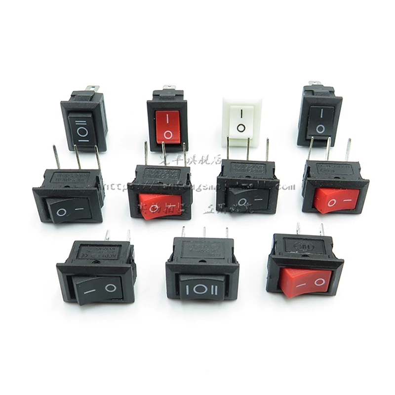 10PCS KCD11 Ship type switch small power button 10*15MM microswitch 2/3P 2/3D 3A250V