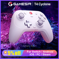 GameSir T4 Cyclone Gamepad Controller Wireless Gamepad with Hall Effect for Nintendo Switch iPhone Android Phone PC Gamer