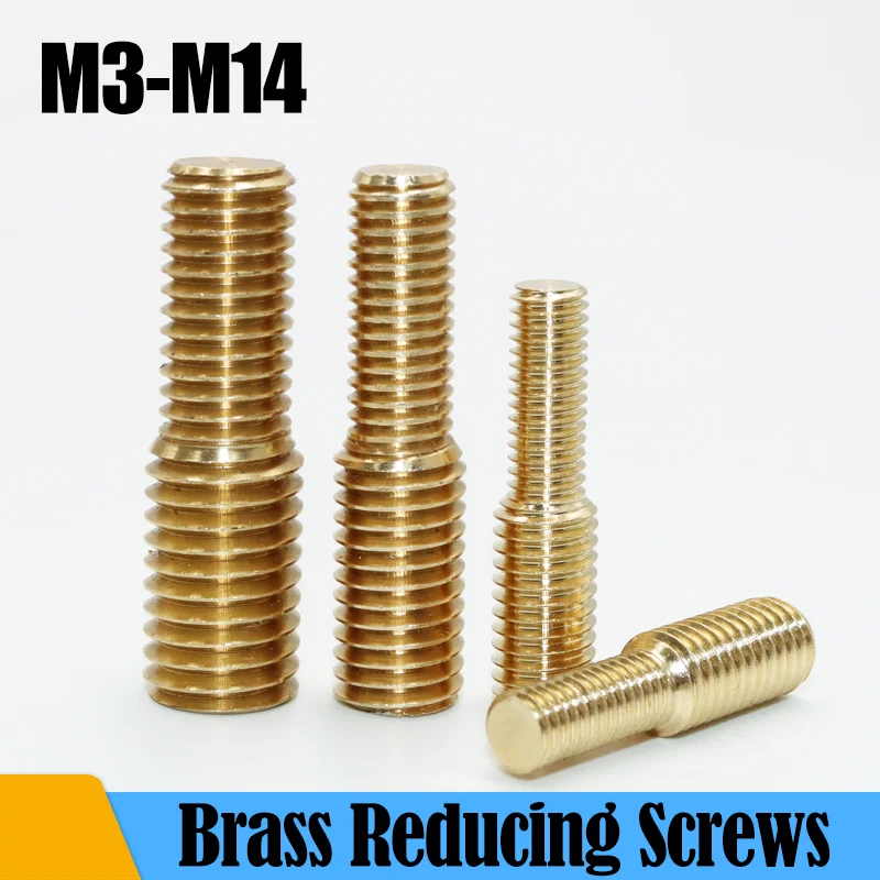 M4 M5 M6 M8 M10 M12 Conversion Screw Brass Metric Thread Double-end Converter Reducing Bolt Non Magnetic for Camera Adapter