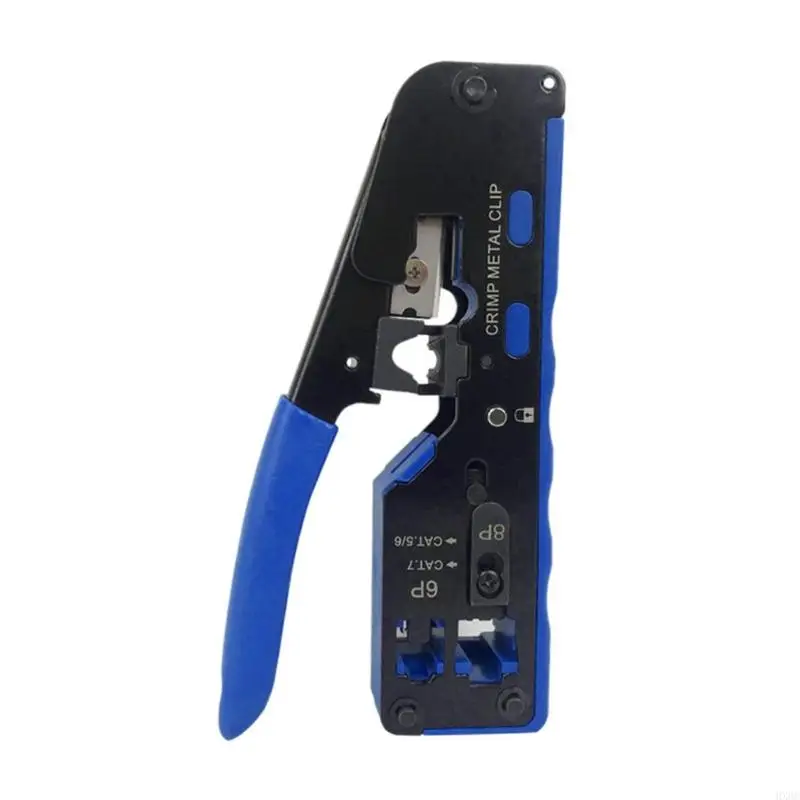 RJ45 Pass Through Crimp Tool Cat5 Cat6 Cat7 Crimping Tool Ethernet Networking Cable Crimper Modular Equipment