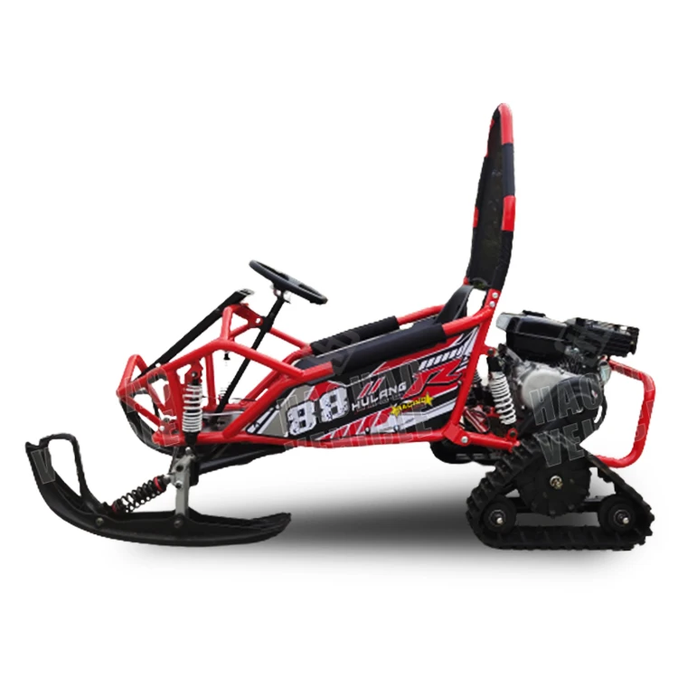 200cc kids gasoline snowmobile snow scooter Winter Sports Mini Snowmobile