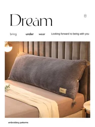 Pillow Headboard Pillow Long Pillow Bed Soft Bag Large Backrest Cushion Can Be Disassembled and Washed in A Variety of Colors