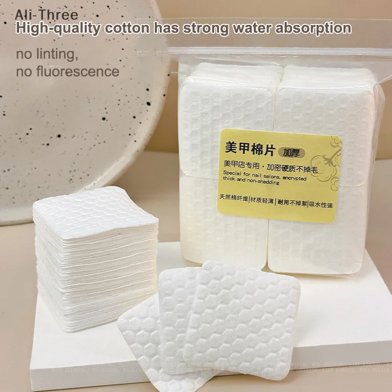 200/500 قطعة سماكة مهنة منصات القطن لمسمار مناديل خالية من الوبر مسمار القطن هلام مزيل طلاء الأظافر مسمار الفن أدوات تنظيف #1