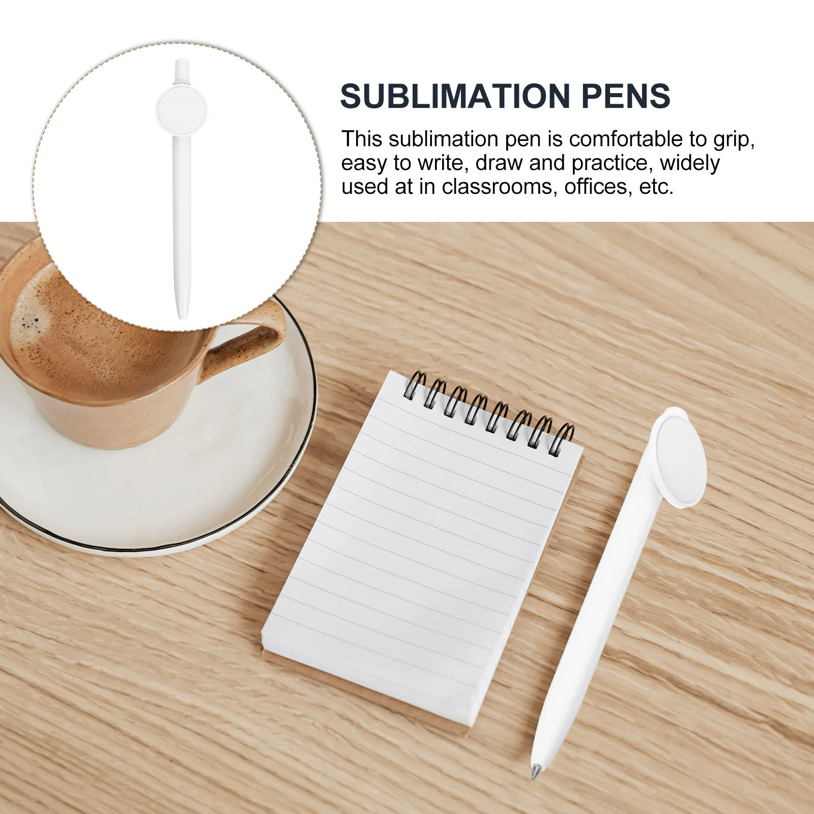 قلم حبر جاف فارغ لمكتب المدرسة لتقوم بها بنفسك طباعة التسامي نقل الحرارة مخصص هدية الكتابة أداة طالب القرطاسية