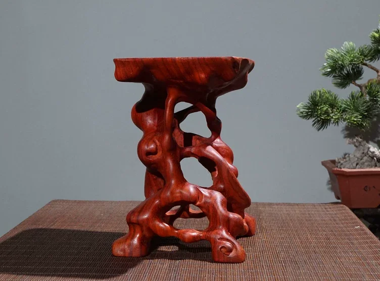 Safflower Pear Solid Wood Carving Following Base