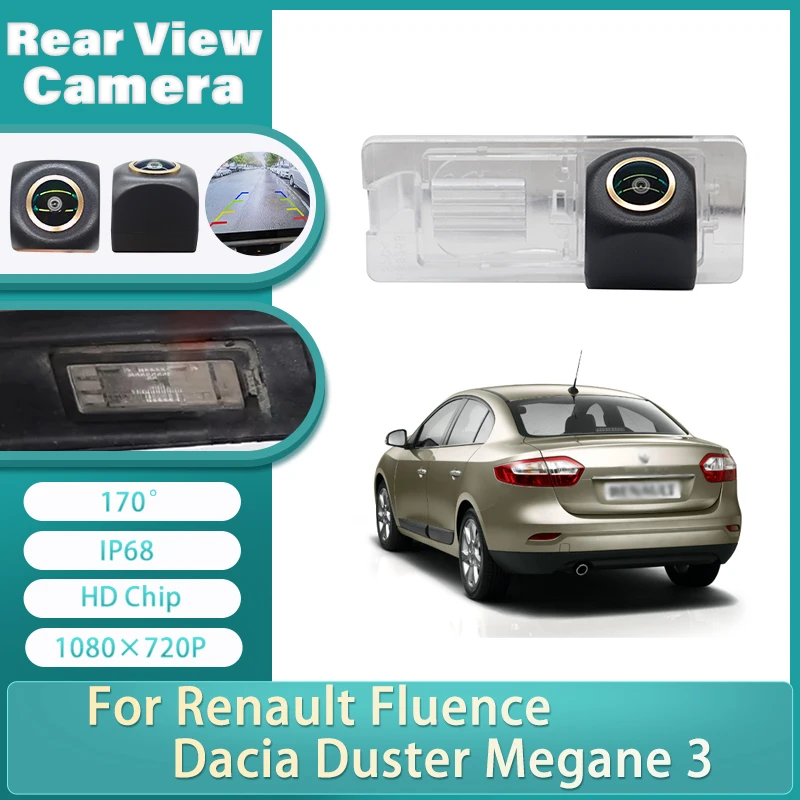 

170 Degree 1080P HD CCD Vehicle High Quality Rear View Camera For Renault Fluence Dacia Duster Megane 3 For Nissan Terrano Car