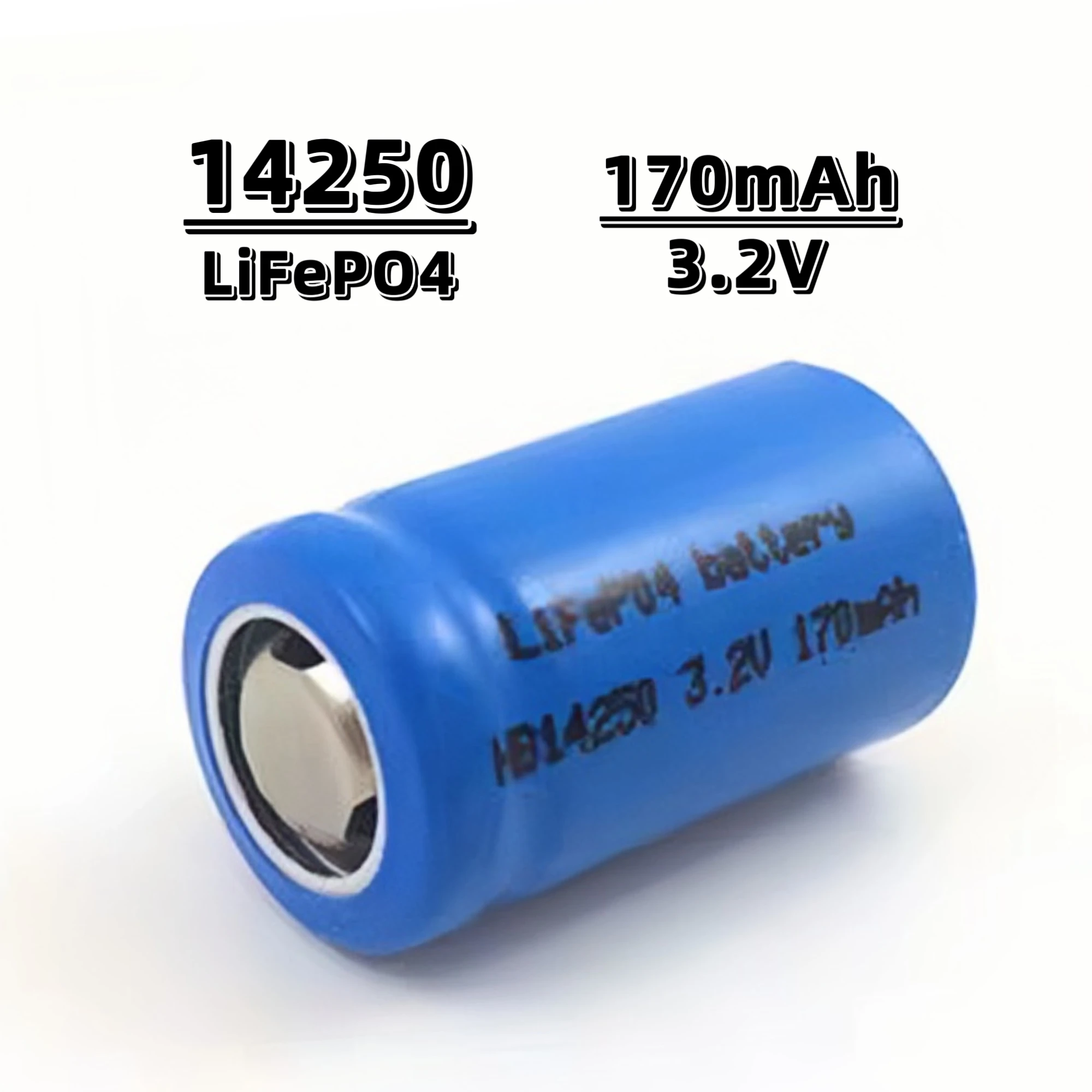 20 peças 14250 bateria lifepo4 3.2v 170mah carregador para alarme de fumaça visão laser infravermelha lanterna câmeras digitais walkmans mp3 md