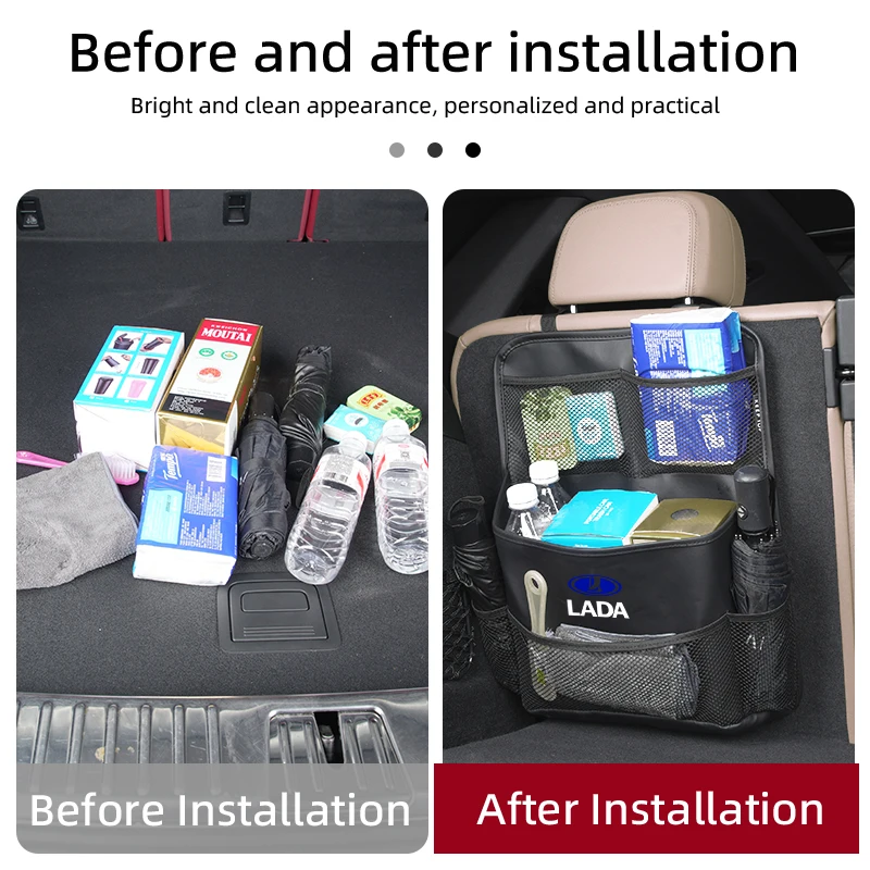 Car accessories interior Large Capacity Trunk Storage Pouch For Lada Priora Sedan Sport Kalina Granta Vesta Niva Largus Samara view 5