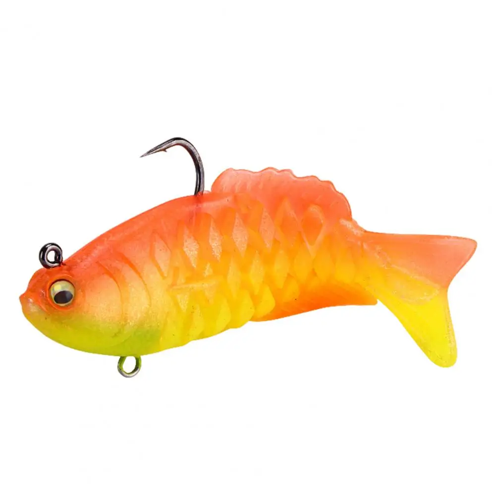 Waterproof Fishing Bait Realistic Multi-jointed Fishing Lure with Sharp Hook 9.5cm/20g Pvc for Freshwater Fishing Accessories