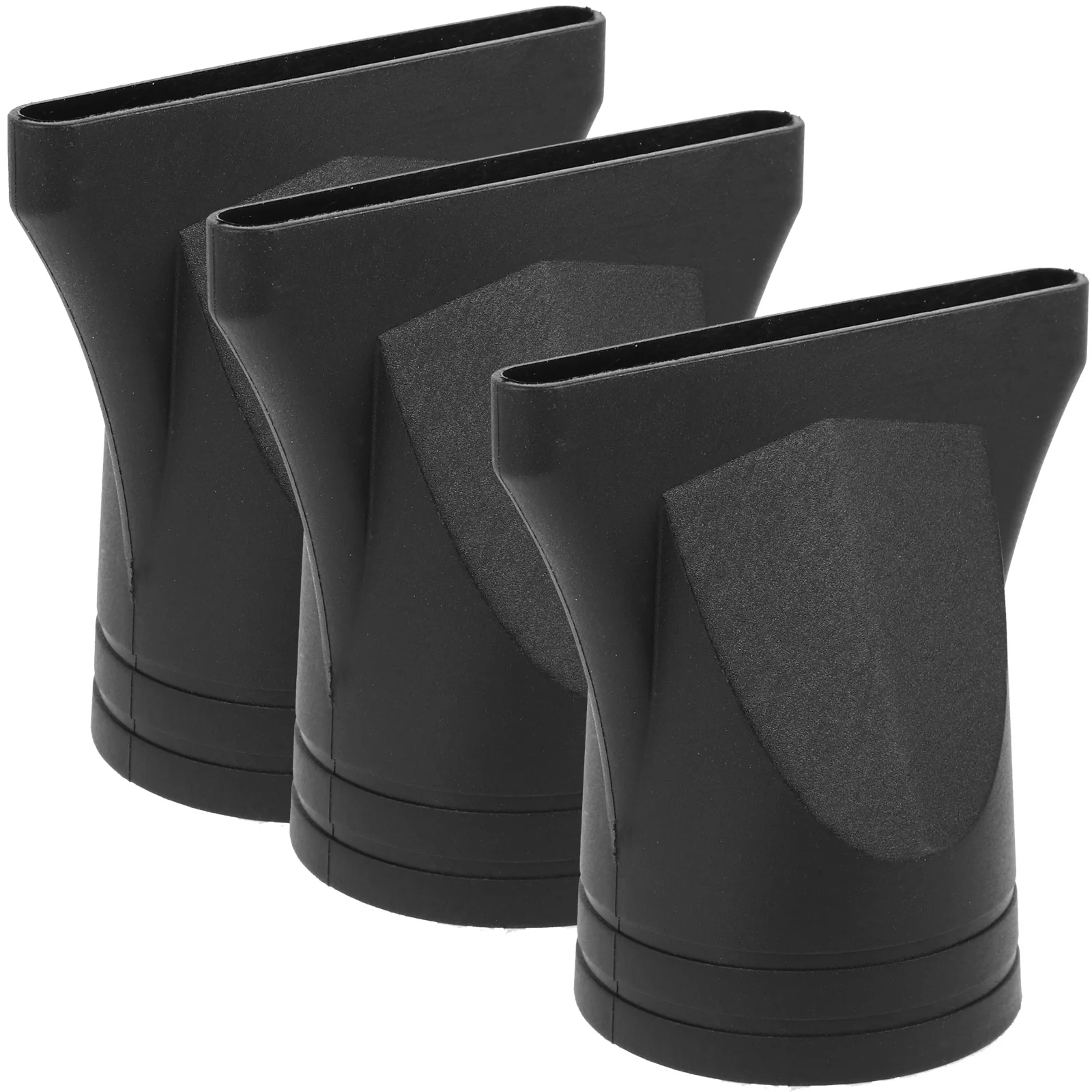 3개입 좁은 교체용 드라이어 디퓨저 플랫 스무더 헤어 노즐 키트 (블로우 드라이어 범용)