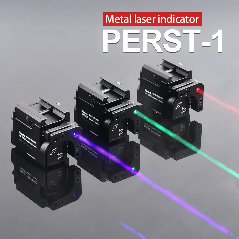 Tactical Metal Zenito Perst-1 Laser 1K Green Red Blue Dot Laser Sight Airsoft Pistol Strobe Laser Pointer COMBINED DEVICE Light