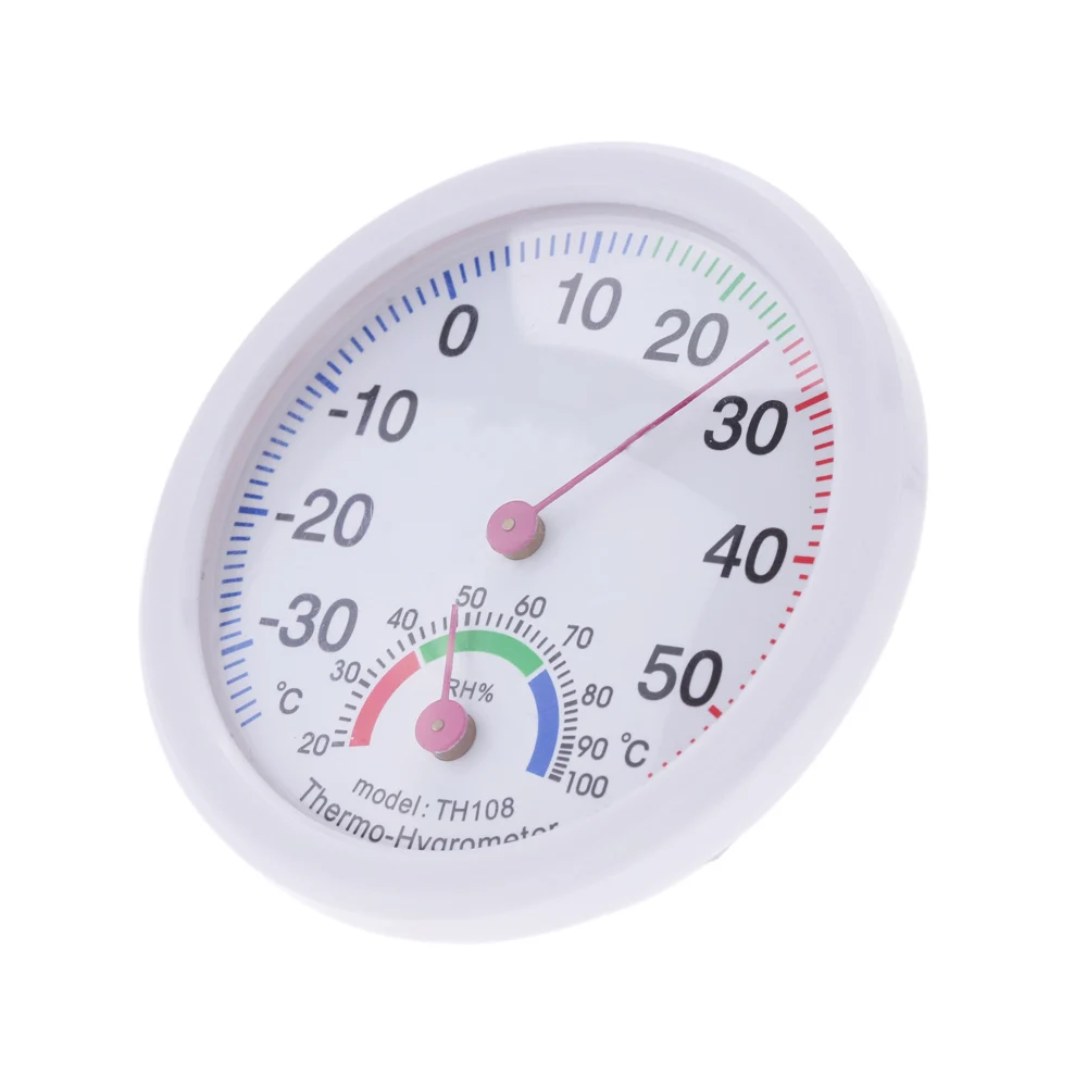 -35~55°C Mini Indoor Analog Temperature Humidity Meter Thermometer Hygrometer