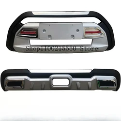 Fits For Suzuki Vitara 2016-2020 High Quality ABS Car Front+ Rear Bumper Protector Cover Splitters Guard Skid Plate