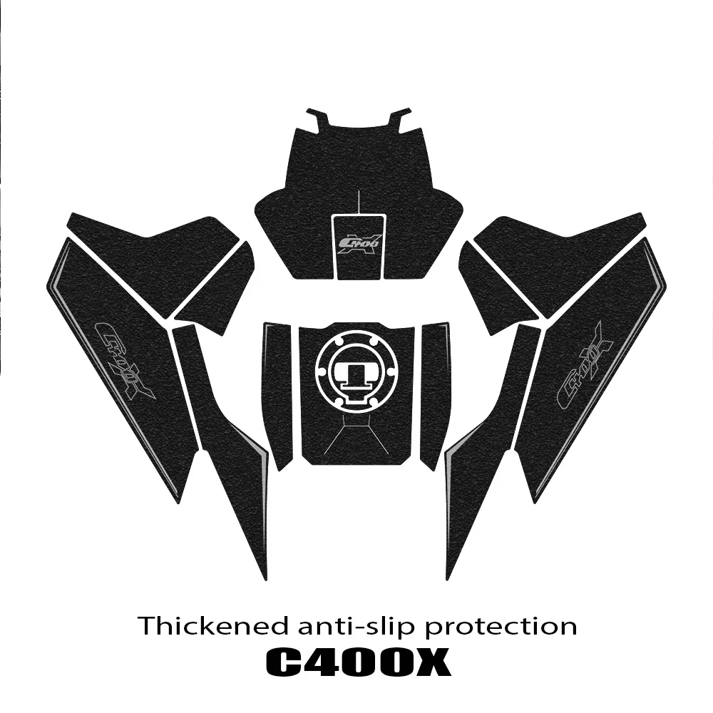 C400 X Motorcycle Fuel Tank Sticker Tank Pad Decal Oil Gas Cap Protector For BMW C400X C400X