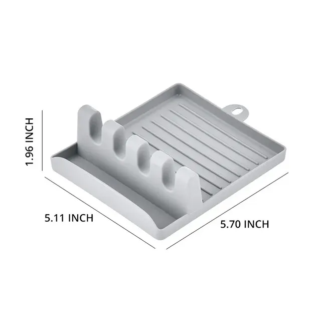 [Hot Sales] 1Pcspatula Rack Pot Lid Rack Shelves Counter Top Shovel Spoon Shelf Soup Spoon Pad Put Soup Spoon Chopsticks Holder 6