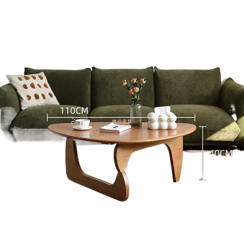 

Solid wood new tea table small apartment pine Nordic special-shaped coffee table simple modern Japanese living room home