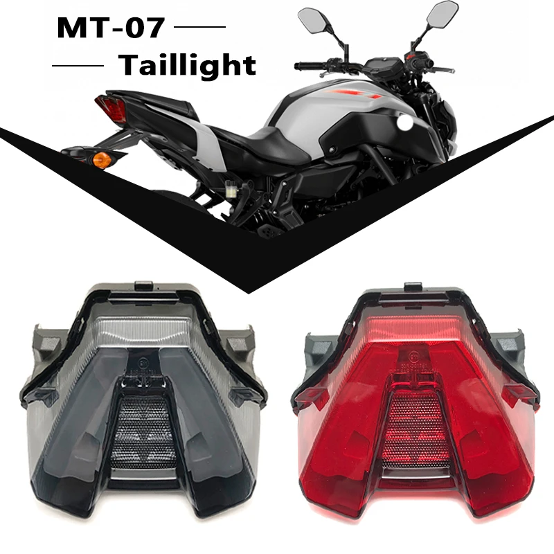 For YAMAHA FZ07 MT07 MT-07 FZ-07 2021 2022 LED Integrated Blinker Taillight Rear Tail Brake Turn Signals Indicator Light