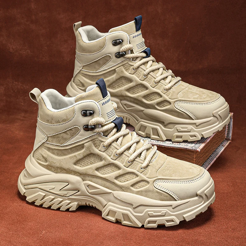 

Ботильоны, мужская повседневная обувь, спортивная обувь на платформе, увеличивающая рост, зимняя спортивная обувь для спорта и отдыха для мужчин, универсальные лоферы