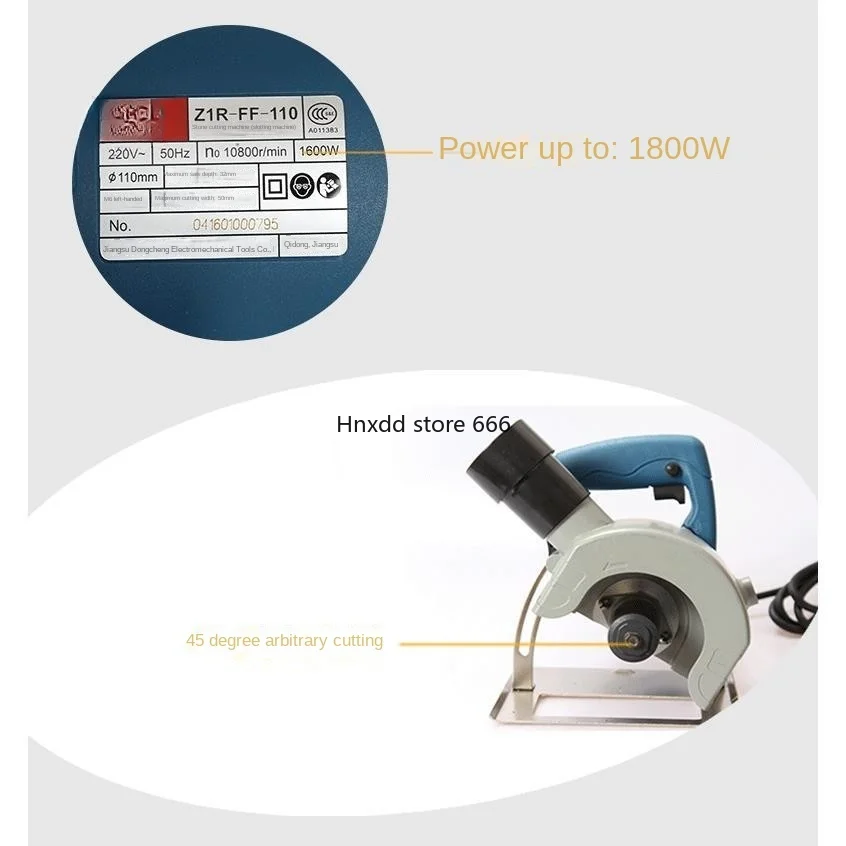 Double knife multi-blade grooving machine water pump one-time forming wall groove cutting machine z1r-ff-110 vacuum cleaner image 2