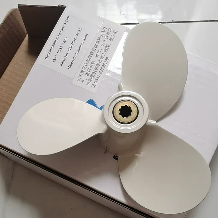 New Arrival Aluminum Propellers 7 1/2*7-BA For Yamaha Hidea 4HP-5HP Outboard Motor 7 Inches