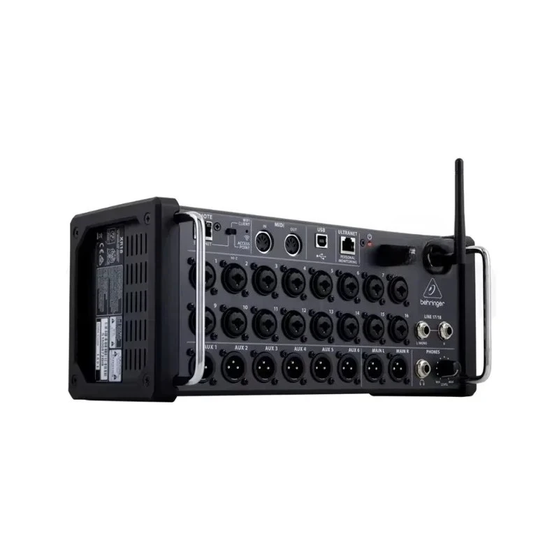 XR18 Tablet‑Controlled Digital Mixer, Rack‑Mount 18‑Channel Sound Console Equipped with 16 Midas Preamps