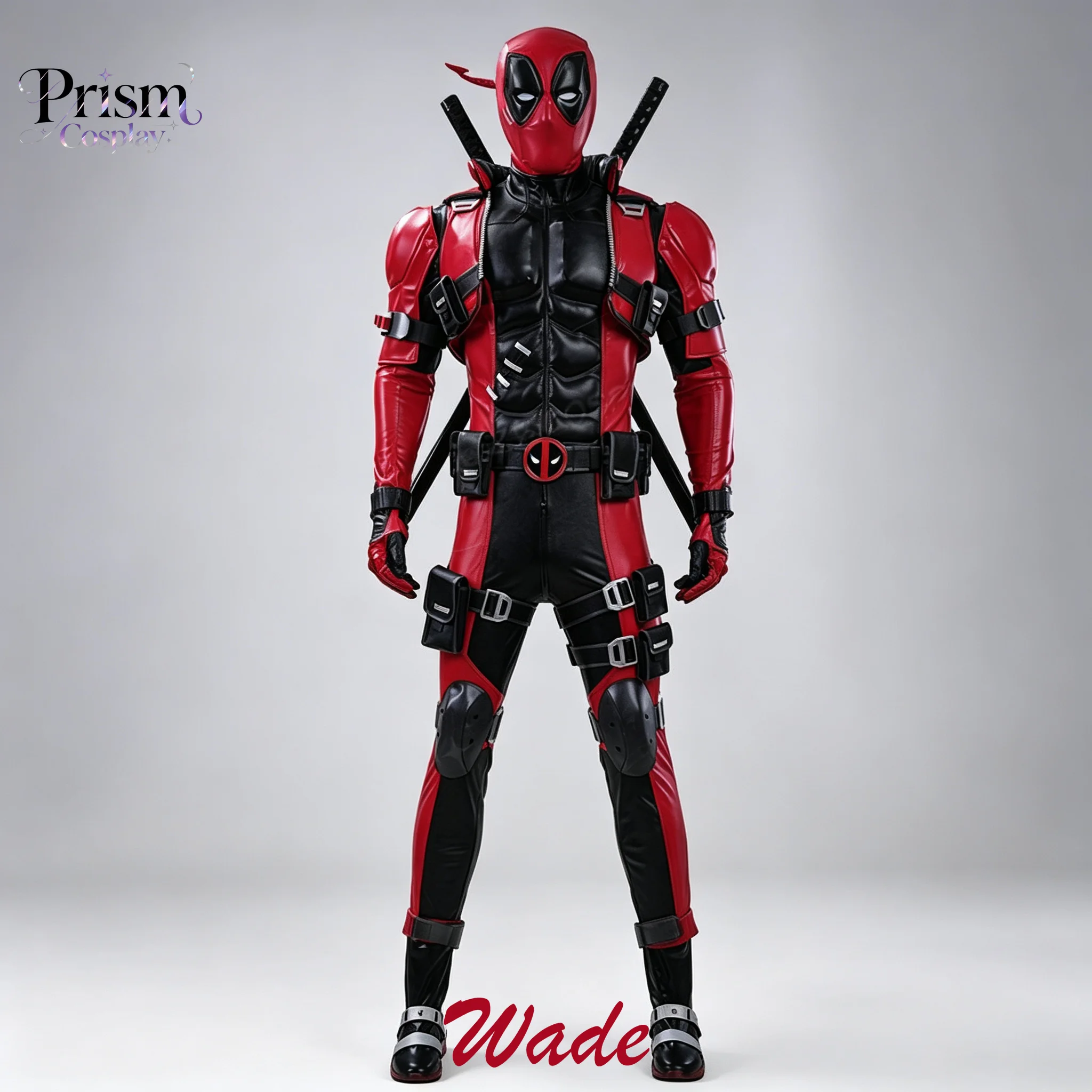 

High Quality Wade Wilson Cosplay Costume Upgraded Original Mercenary Jumpsuit Game Character Outfit