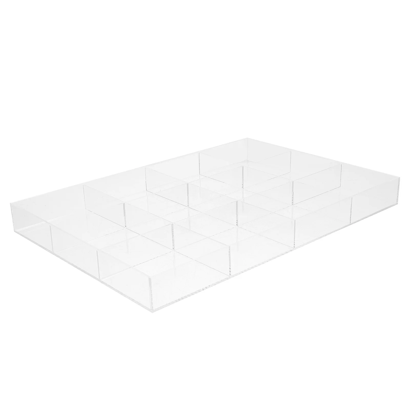 

Acrylic Jewelry Storage Tray Large Capacity Transparent Organizer Display Plate for Rings Earrings Necklaces Bracelets Watches