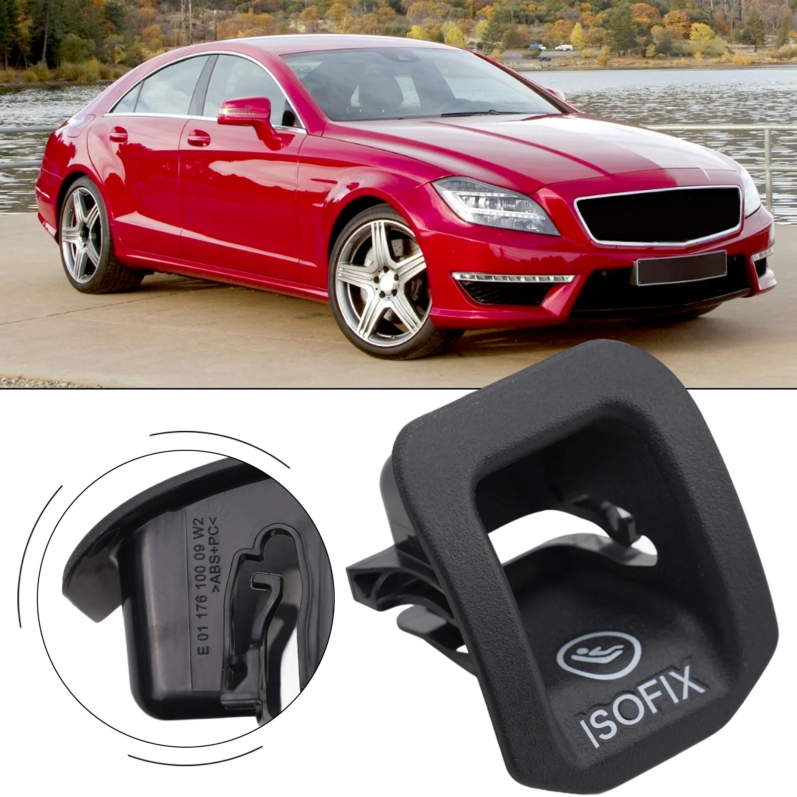 

Задняя крышка крепления системы ISOFIX для Mercedes A CLA GLA Class W176 со стабильными характеристиками и конструкцией ABS.