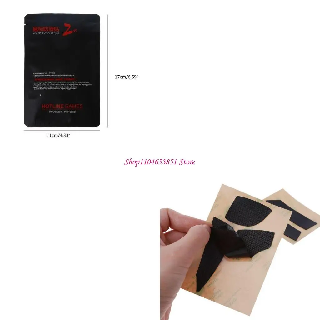 Original Hotline Games Mouse Skates Side Stickers Sweat Resistant Pads Anti-slip Tape For  G502 Mouse