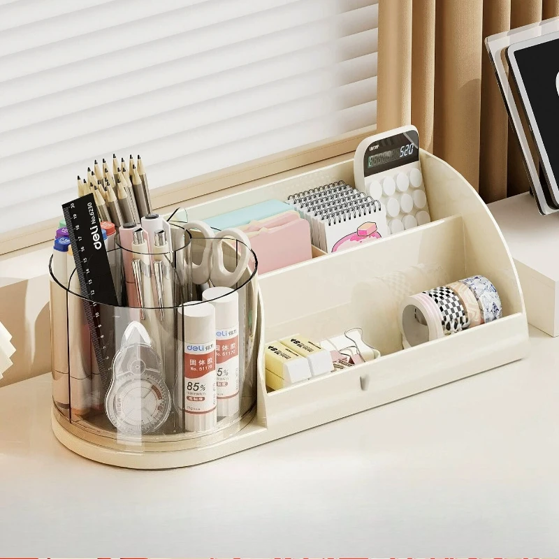 Stationery Shelves Desk Storage Cute Plastic Gadgets Dorm Essentials Office Storage Pen Organizers Room Stuff Repisa Accessories