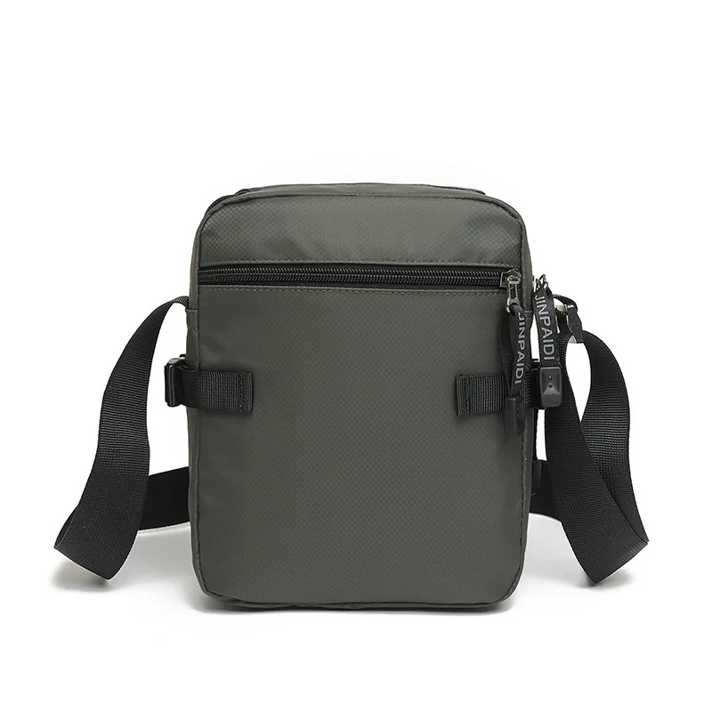 Bolsa de ombro Oxford impermeável masculina, bolsa pequena casual, capa leve, corpo cruz mensageiro, nova moda